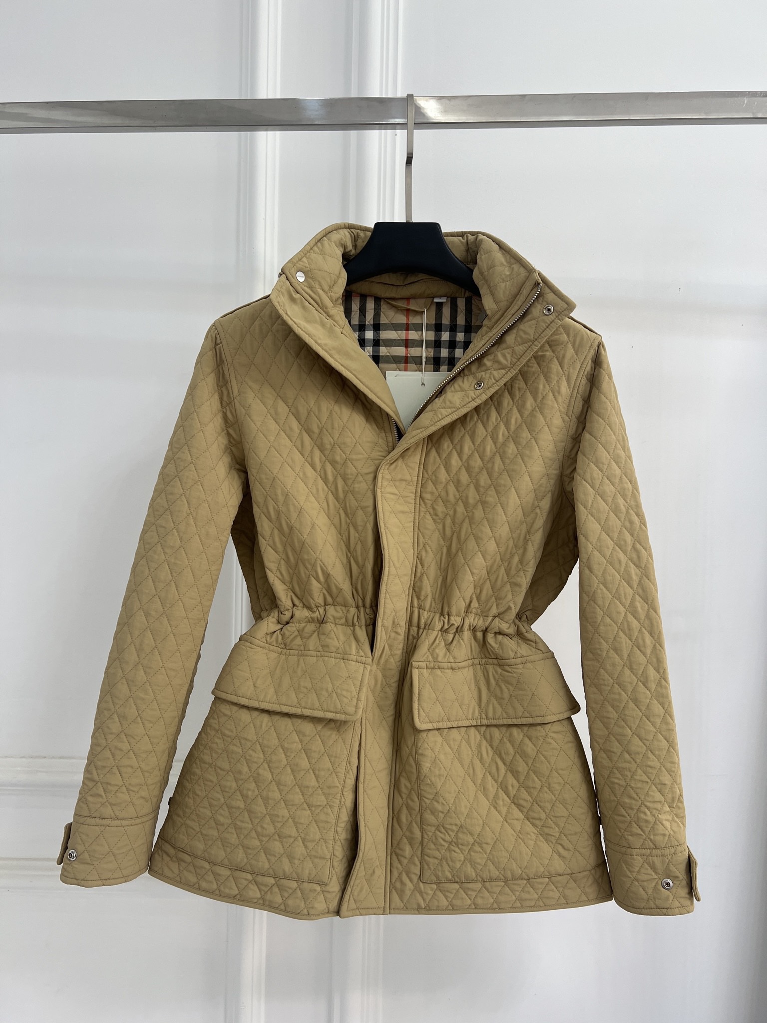 Burberry 버버리 격자 후드 퀼팅 패딩 의류