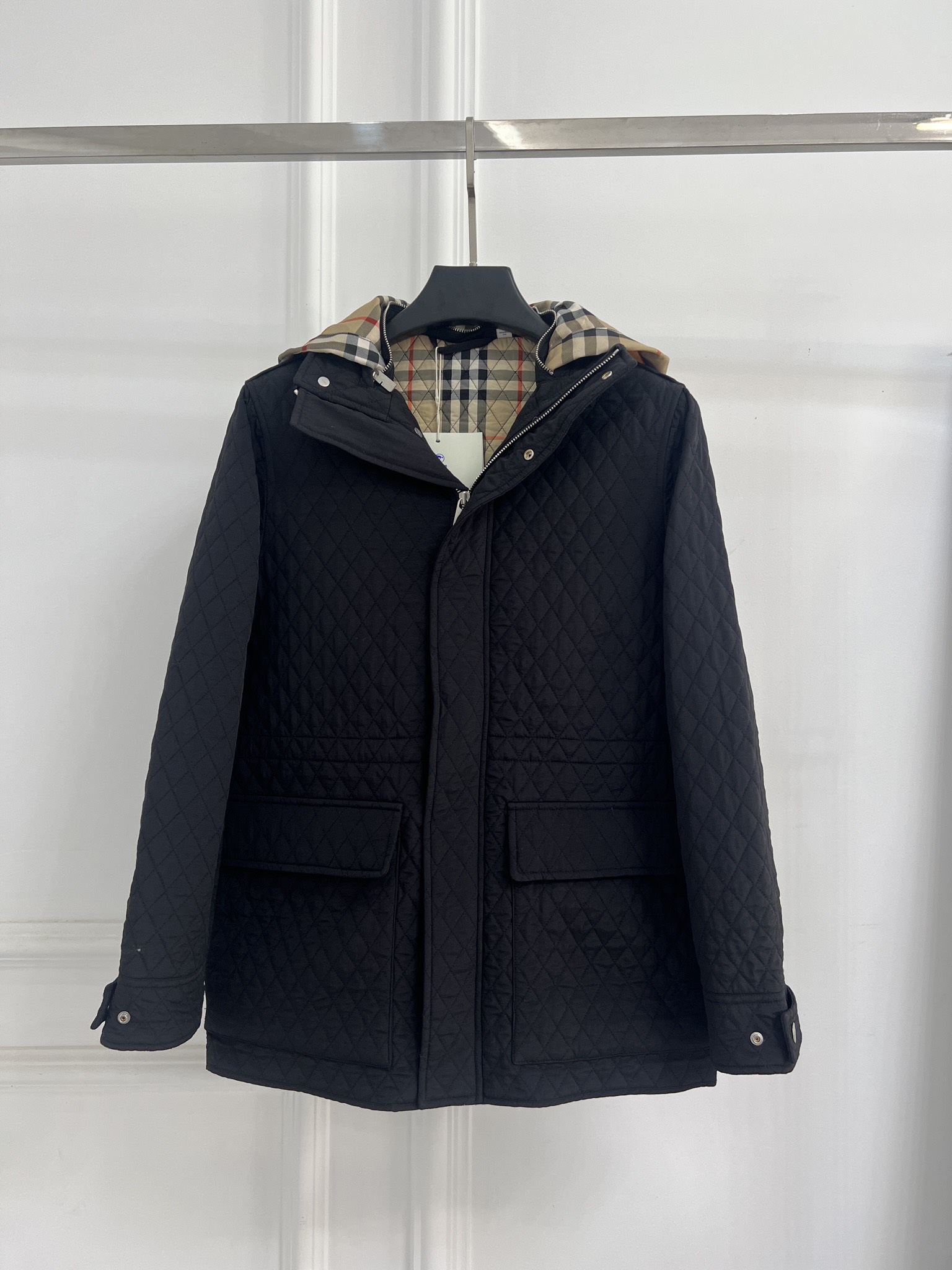 Burberry 버버리 격자 후드 퀼팅 패딩 의류