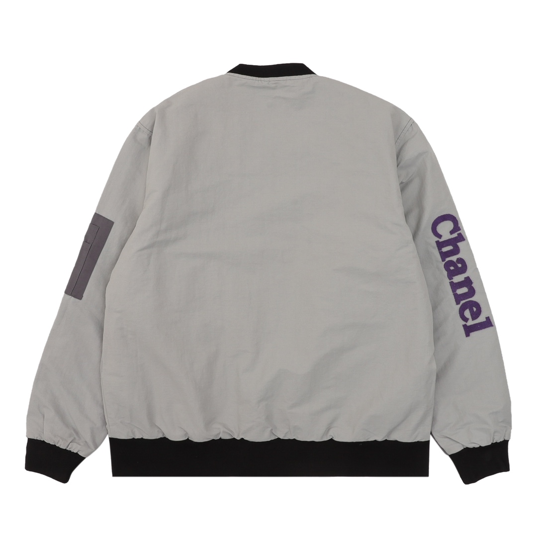 Chanel 샤넬 자수 슬로건 빈티지 집업 양면 야상 점퍼 재킷 의류