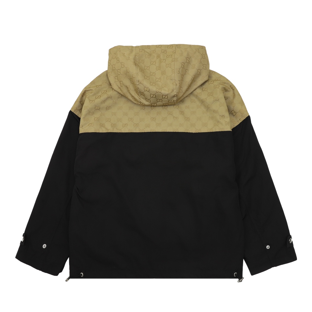 GUCCI 구찌 패치 프린팅 로고 후드 바람막이 재킷 의류