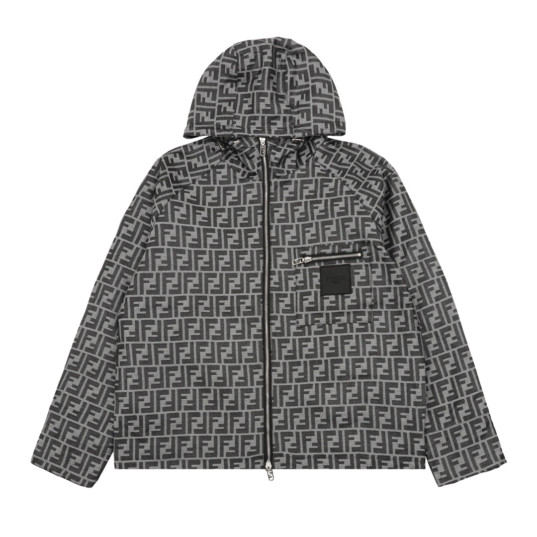 Fendi 펜디 풀프린트 바람막이 재킷 의류