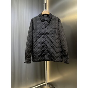 Dior CD 디올 블랙 테크 패브릭 퀼팅 재킷 자켓 의류