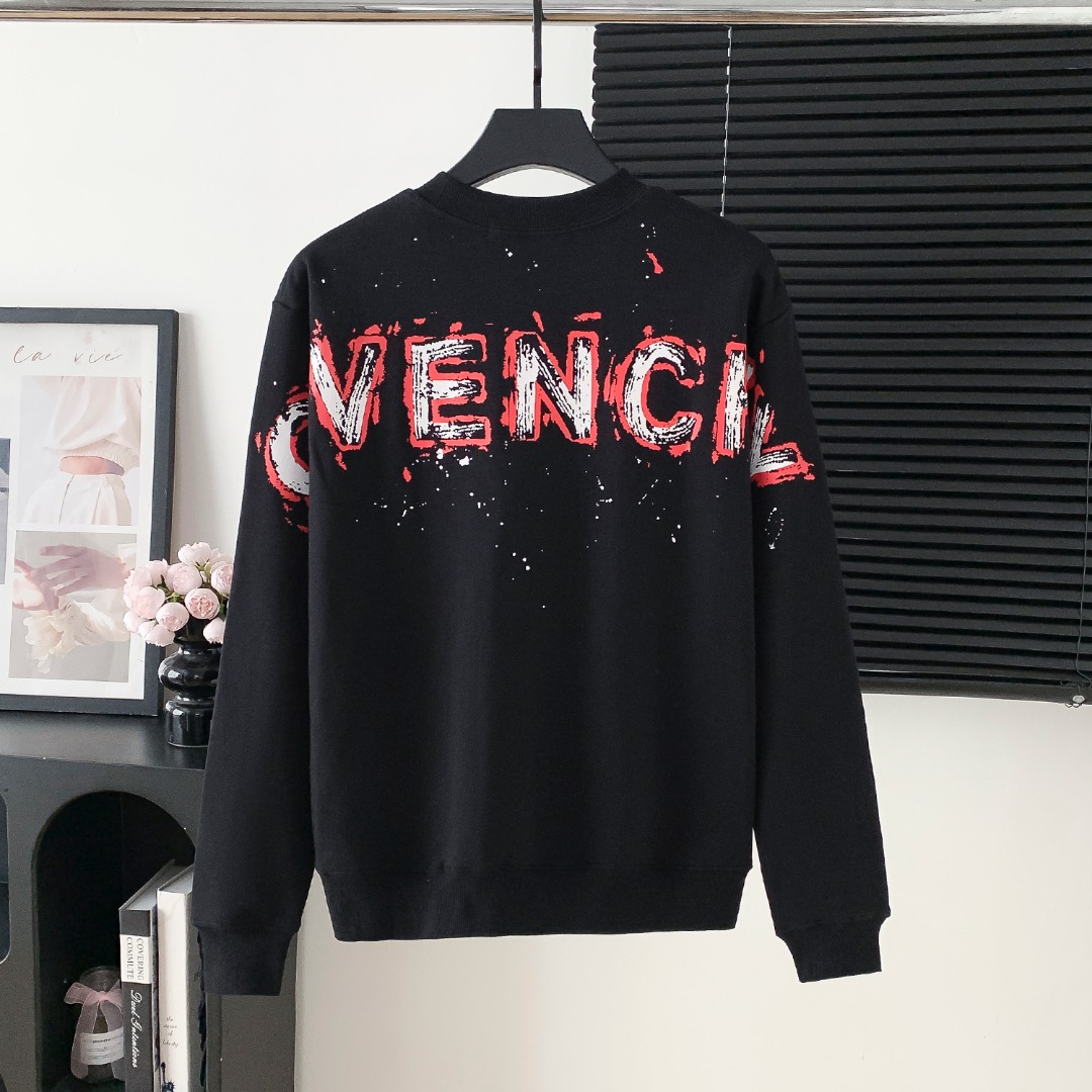 Givenchy 지방시 프린트 레터링 라운드넥 맨투맨 티셔츠 의류