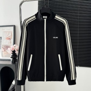 CELINE 셀린느 로고 자수 테이프 지퍼 재킷 자켓 의류