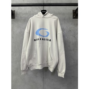 Balenciaga 발렌시아가 로고 프린팅 후드티 의류