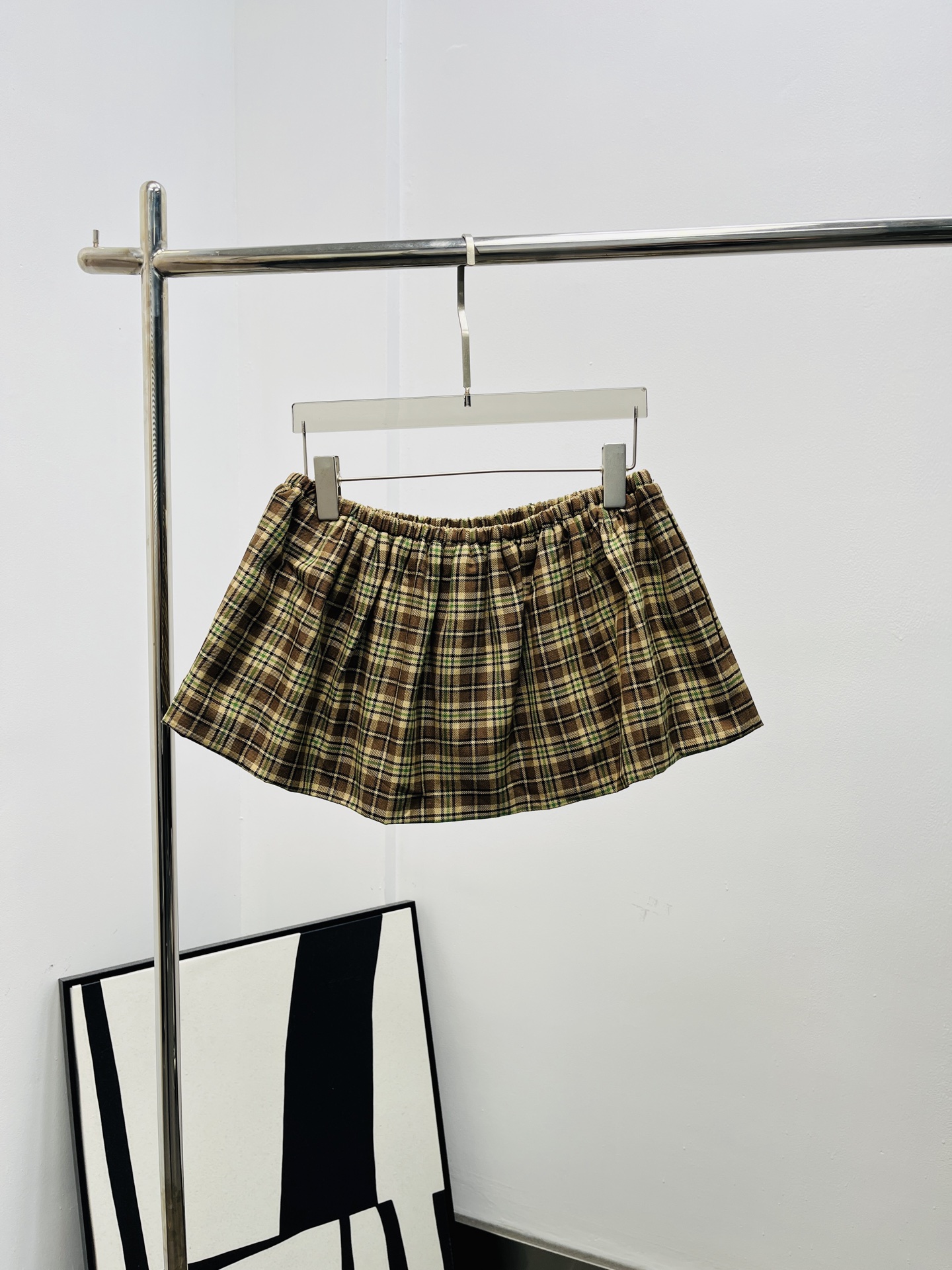 miumiu 미우미우 체크 미니 스커트 치마 의류