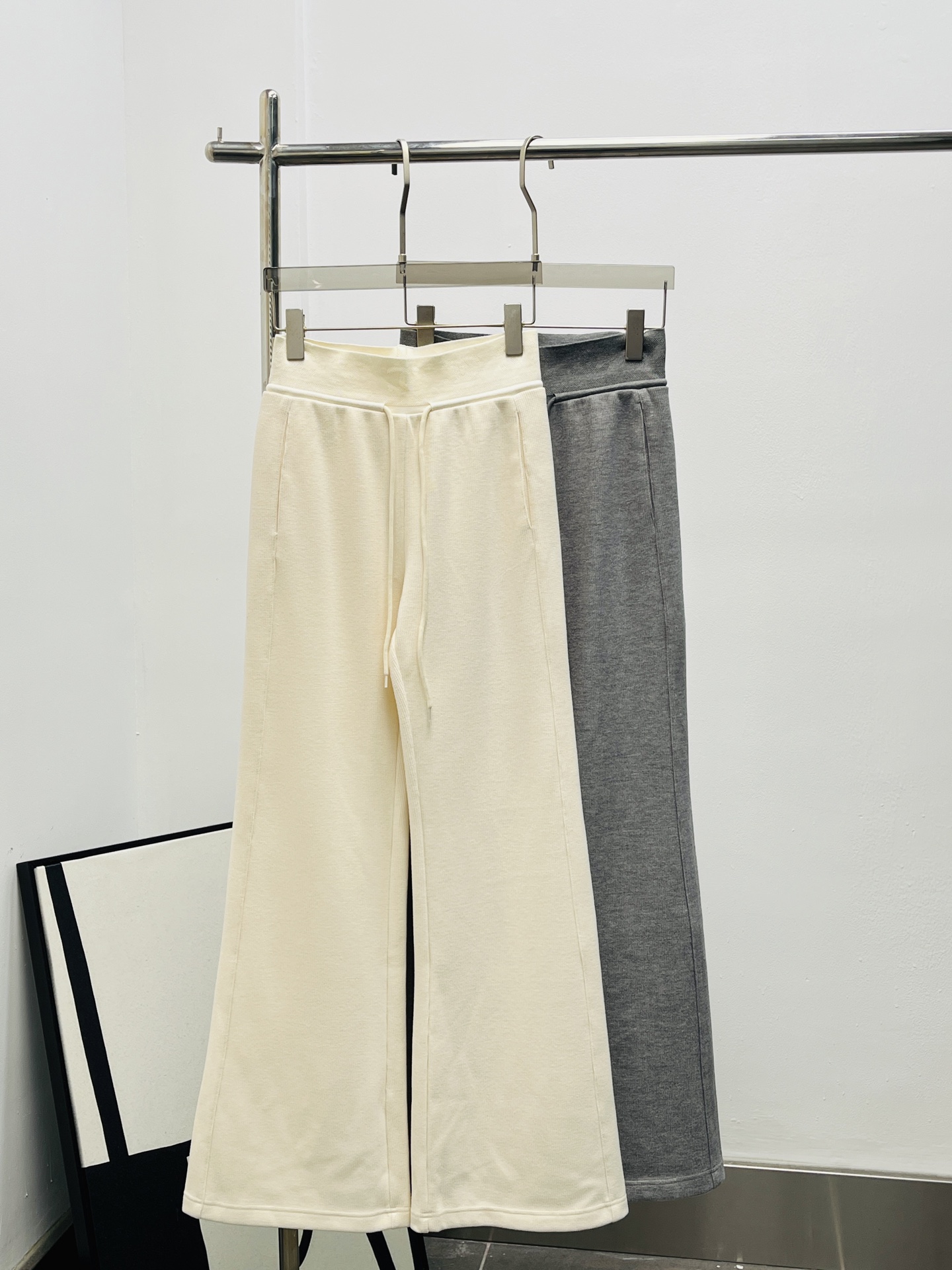 Chanel 샤넬 하이웨이스트 스트레이트 드로스트링 팬츠 바지 의류