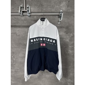 Balenciaga / 발렌시아가 캠퍼스 로고 프린트 캐주얼 집업 재킷 자켓 의류