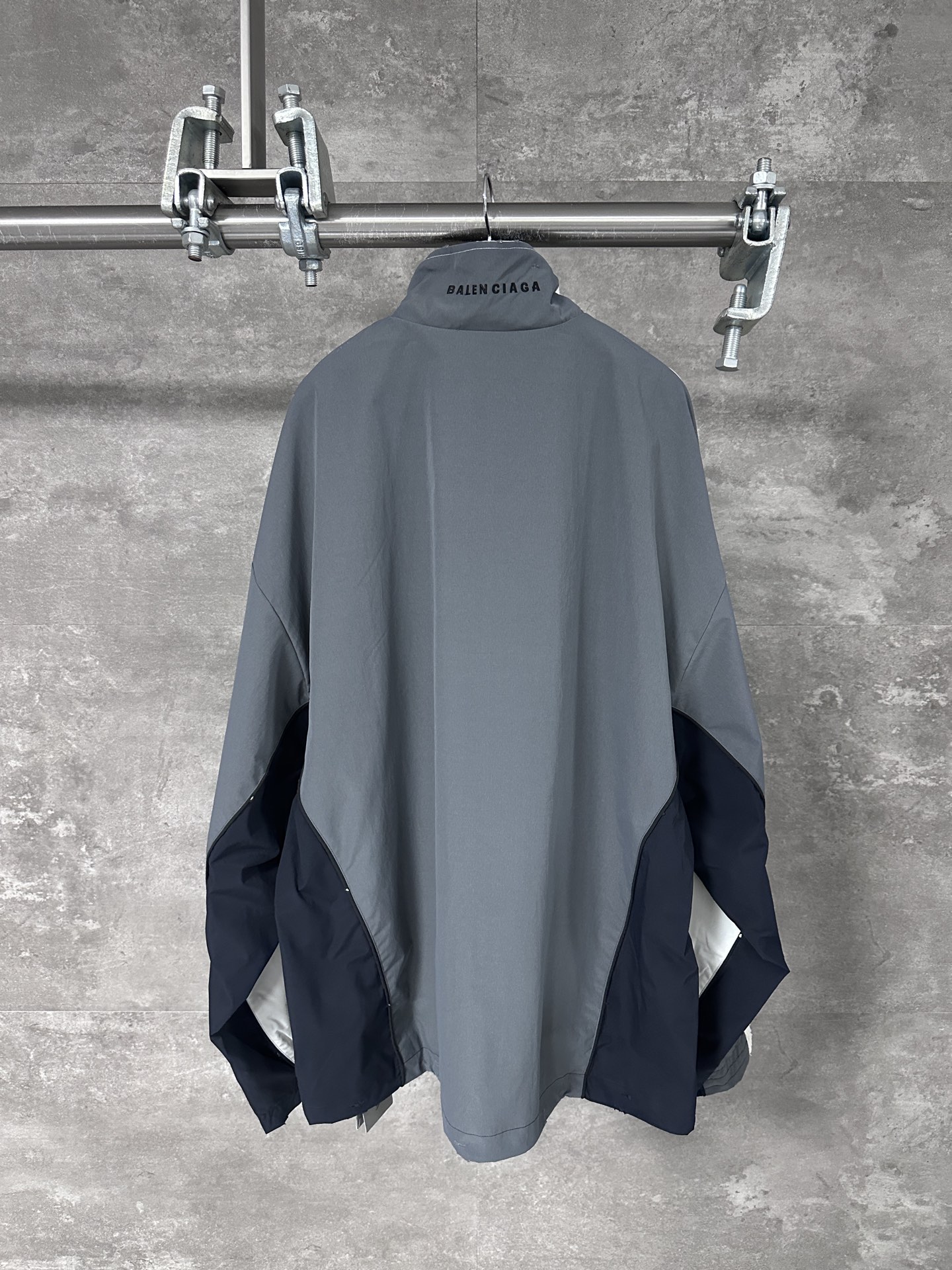 Balenciaga BLCG / 발렌시아가 로고 자수 배색 패치워크 재킷 자켓 의류