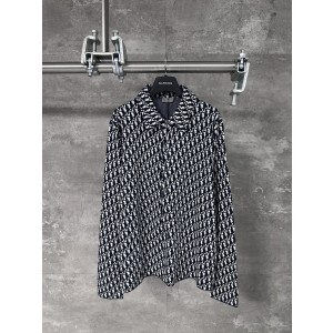 Dior CD 디올 오블리크 로고 자가드 니트 셔츠 의류