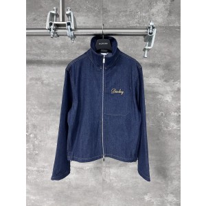 Dior CD 디올 로고 자수 스탠카라 데님 자켓 재킷 의류