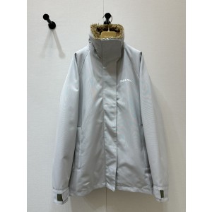 miumiu 미우미우 하이넥 플리스 콤비 윈드브레이커 자켓 재킷 의류