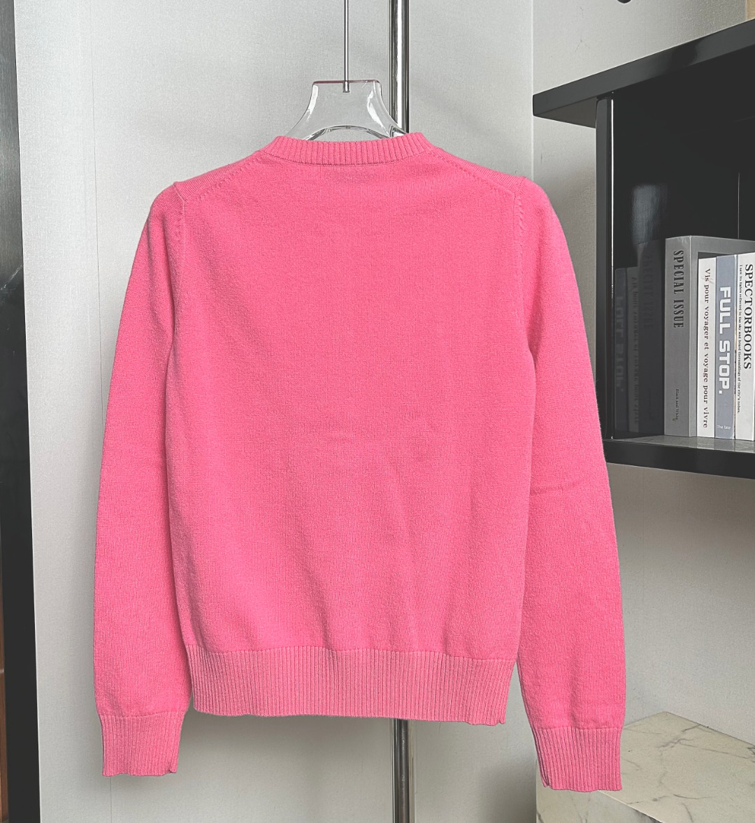 MIUMIU 미우미우 레터 인레이 산양모 니트 가디건 의류