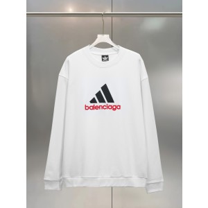 Balenciaga x Adidas 발렌시아가 콜라보 긴팔 자수 맨투맨 티셔츠 의류