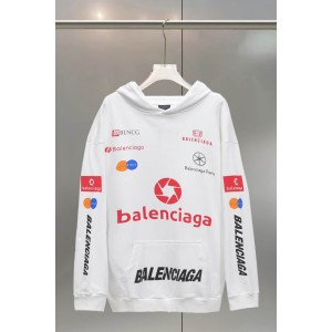 Balenciaga 발렌시아가 풀로고 프린트 후드티 티셔츠 의류