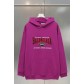 Balenciaga 발렌시아가 더블B 레드 로고 자수 후드티 의류