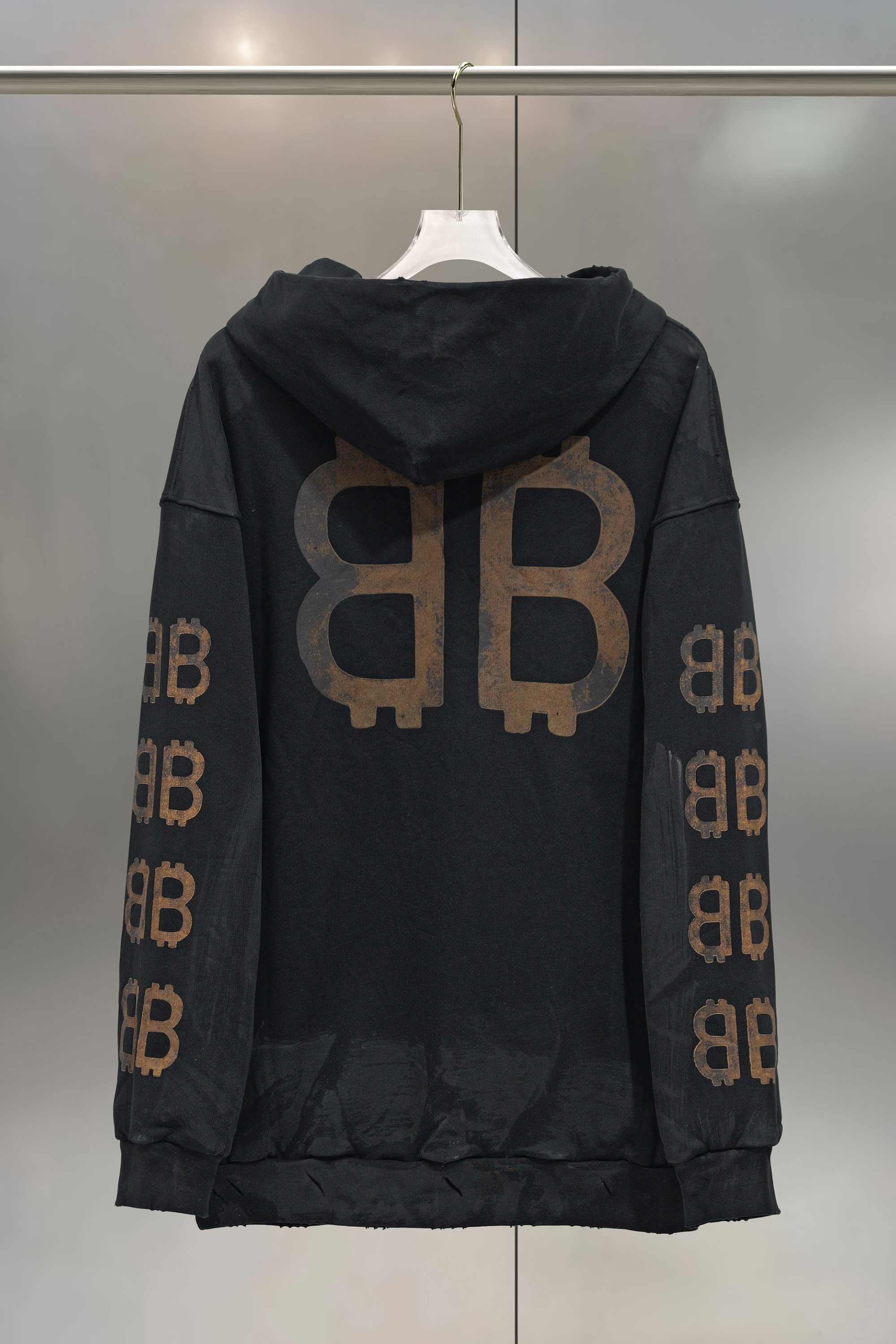 Balenciaga 발렌시아가 BB 워시드 후드티 의류