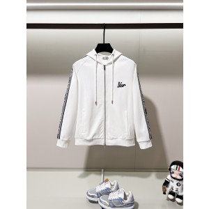 DIOR CD 디올 맞춤 원단 후드 집업 자켓 재킷 의류