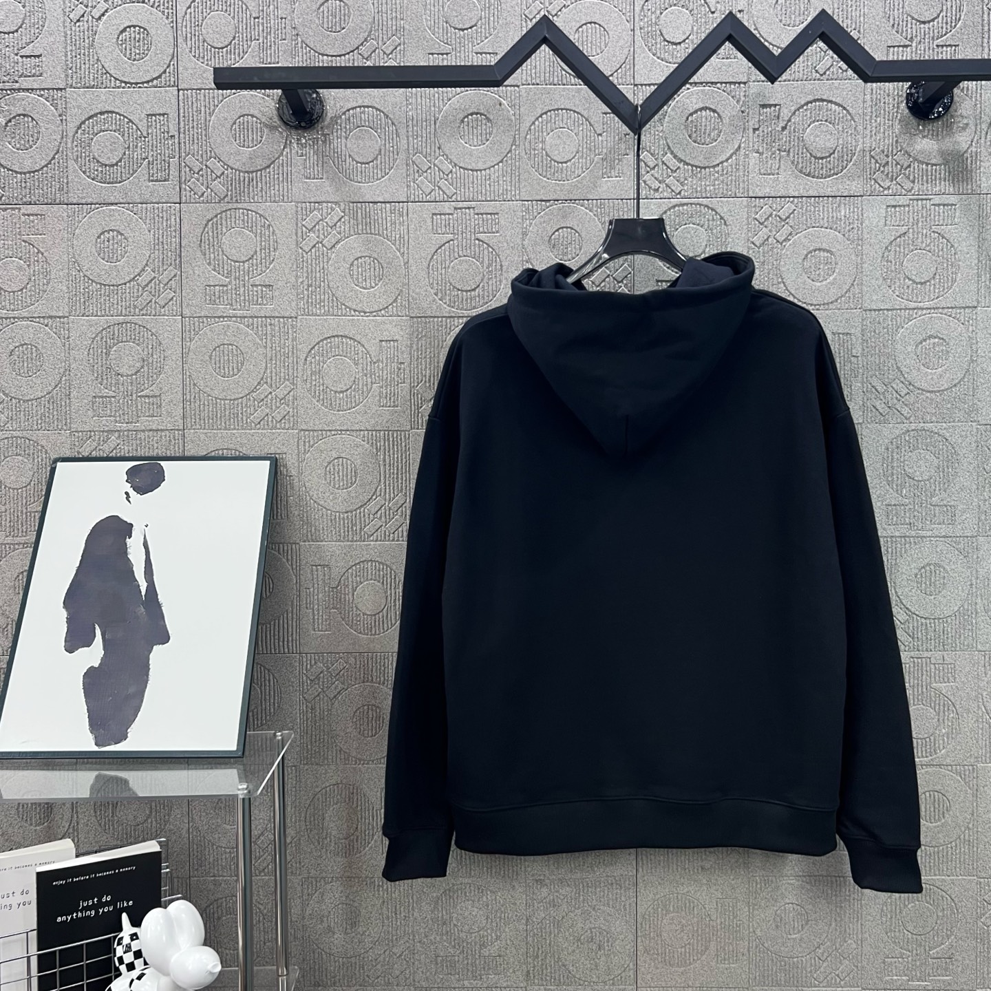 Balenciaga 발렌시아가 컬러 리버스 로고 후드티 의류