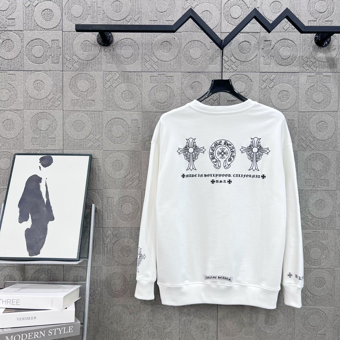 Chrome Hearts CH 크롬하츠 십자가 발포 프린팅 맨투맨 티셔츠 의류