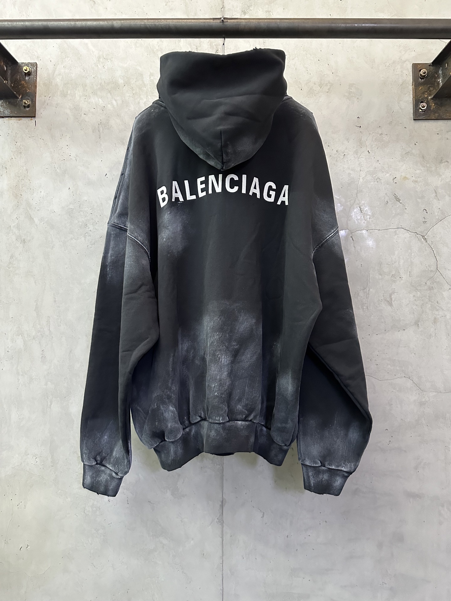 Balenciaga 발렌시아가 로고 자수 후드티 의류