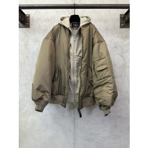 Balenciaga 발렌시아가 중량 더블 레이어 봄버 재킷 자켓 의류