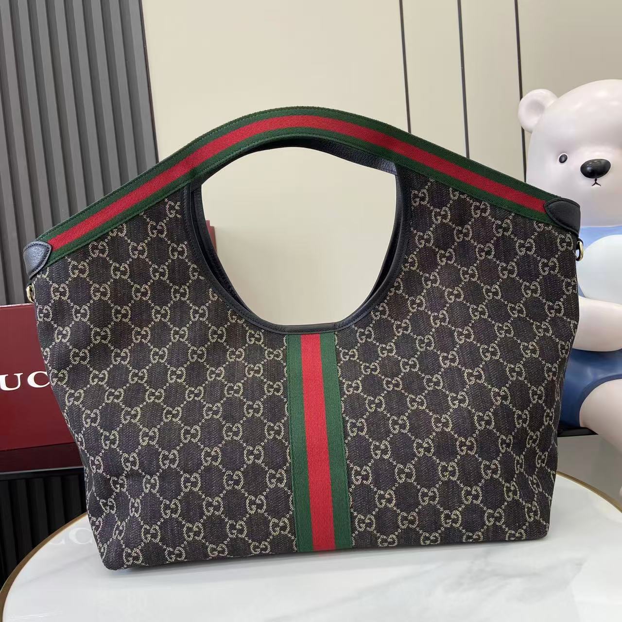 GUCCI Giglio 구찌 대형 라지 토트백 가방