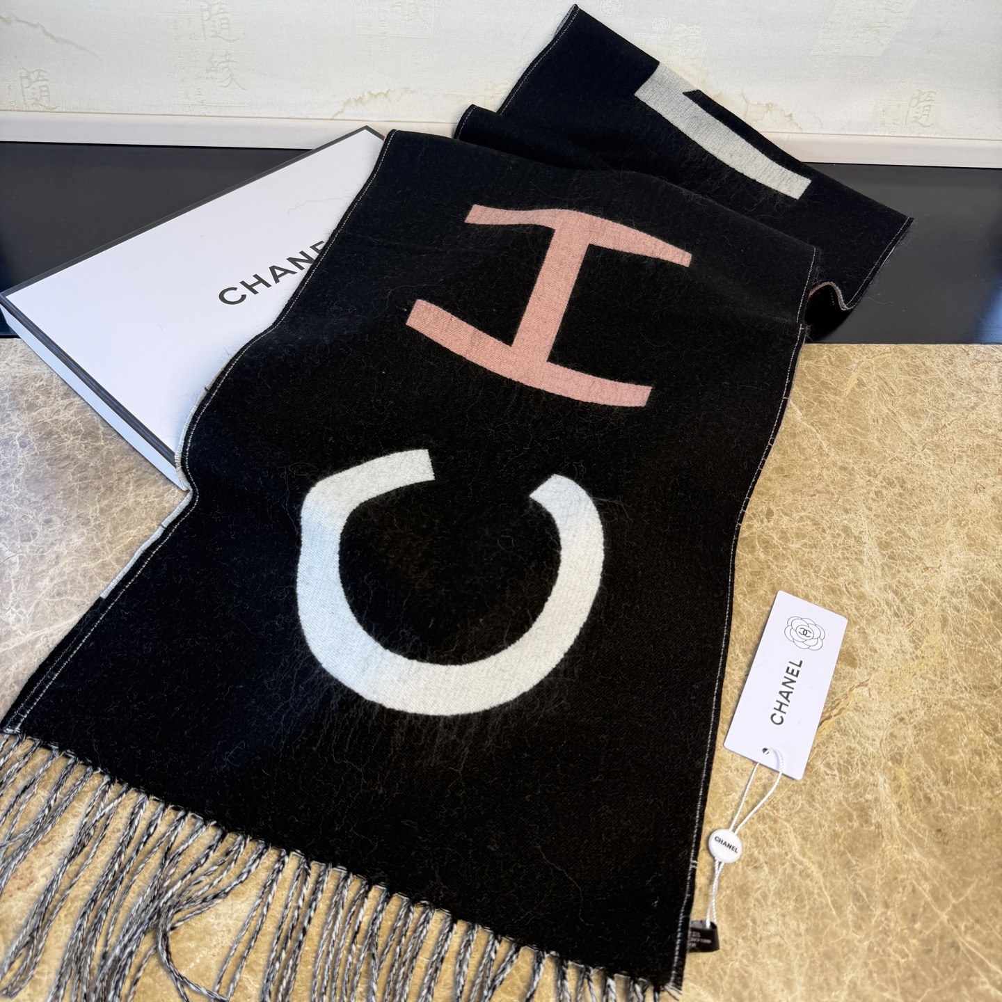 Chanel 샤낼 스카프 머플러 목도리