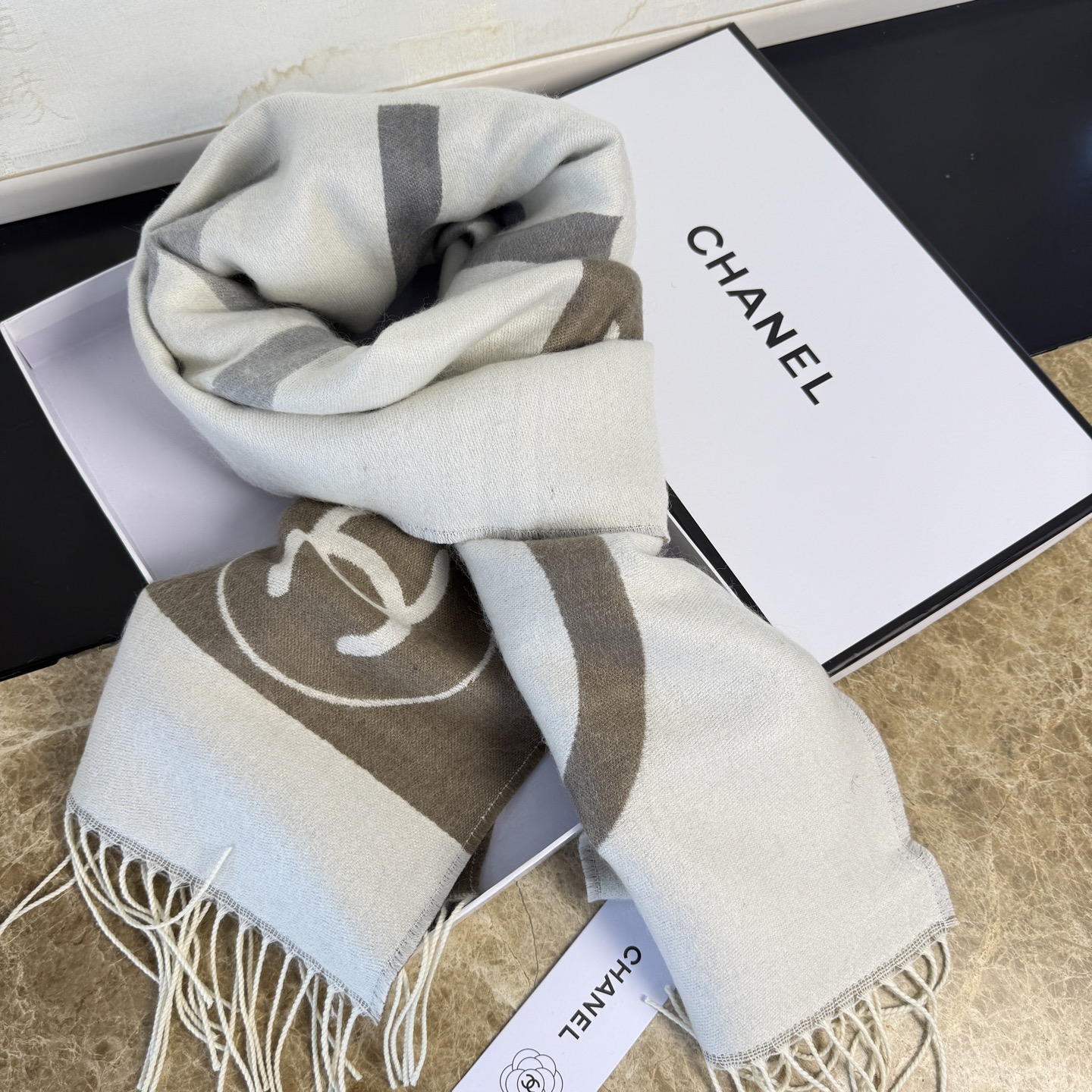 Chanel 샤낼 스카프 머플러 목도리