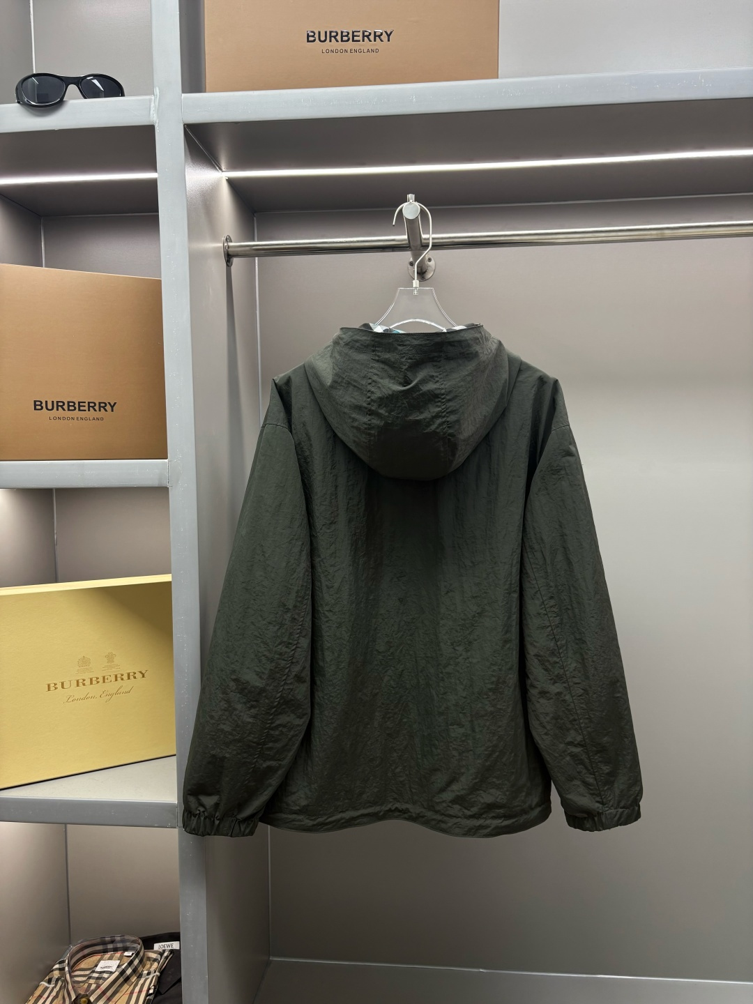 Burberry 버버리 체크·말 로고 양면 자켓 재킷 의류