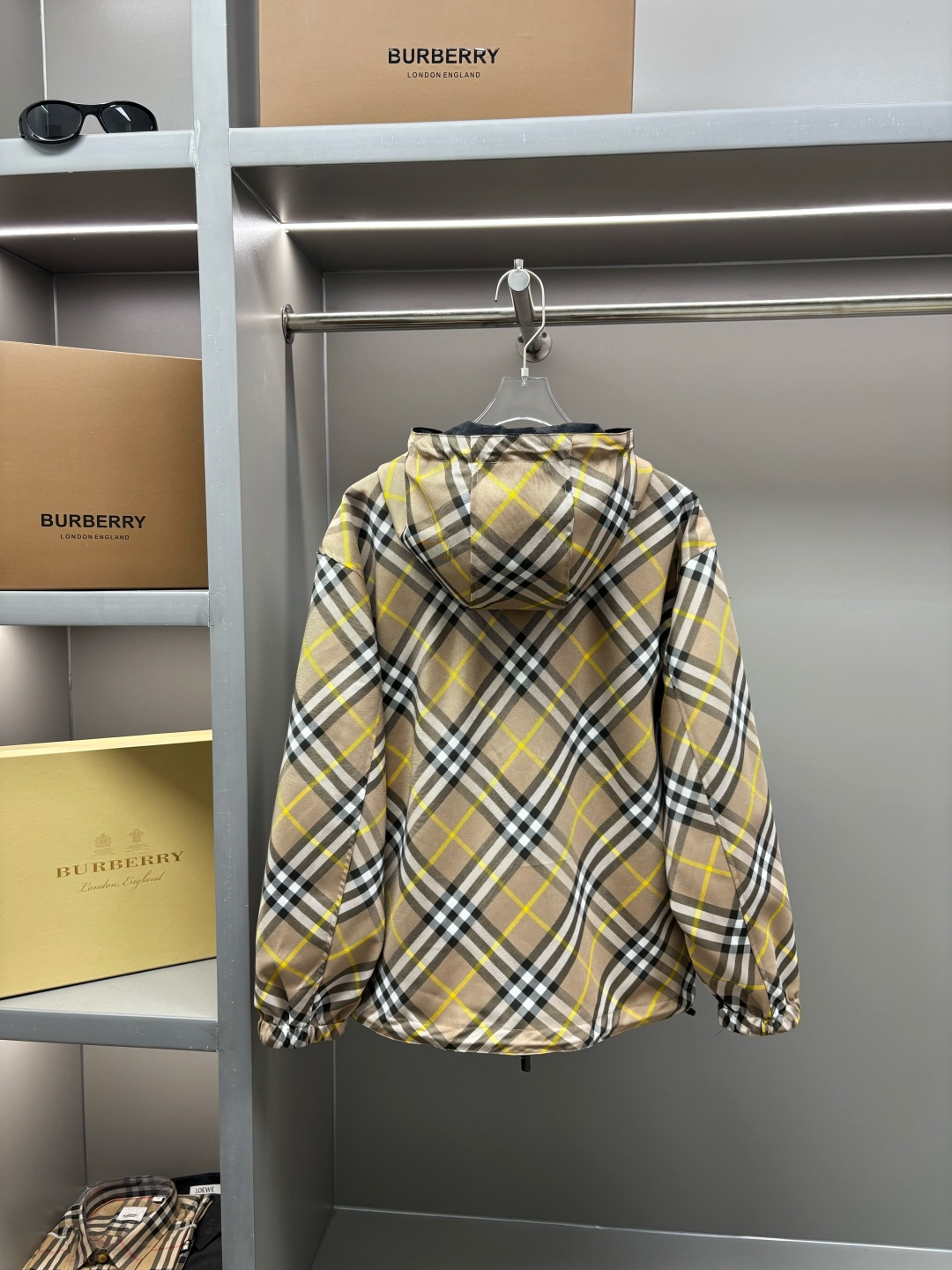 Burberry 버버리 체크·말 로고 양면 자켓 재킷 의류