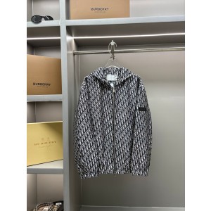 Dior CD 디올 클래식 레터 자수 후드 경량 코튼 자켓 재킷 의류