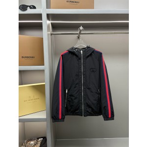 GUCCI 구찌 더블G 자수 로고 양면 후드 집업 자켓 재킷 의류