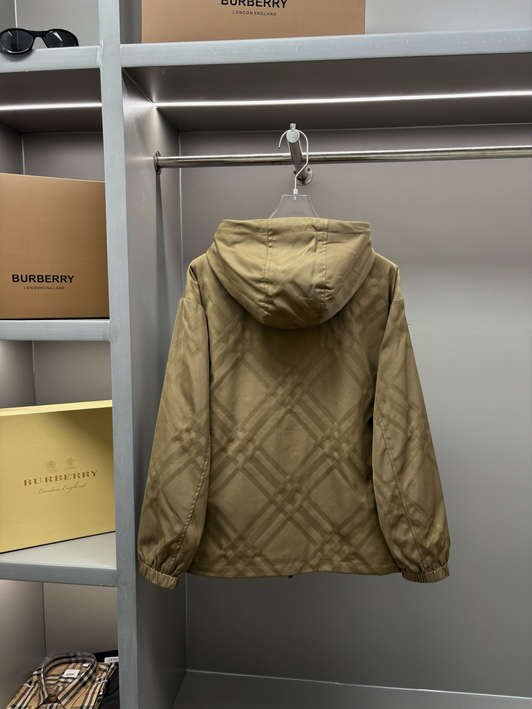 Burberry 버버리 체크 워리어 자수 재킷 자켓 의류