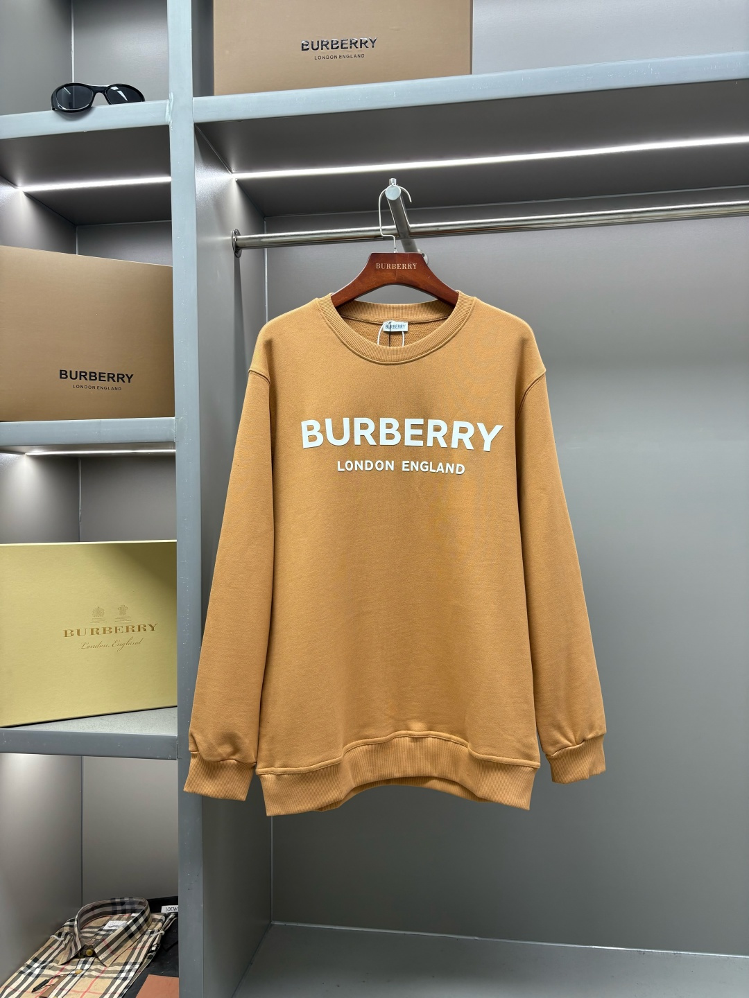 Burberry 버버리 런던 로고 프린트 코튼 맨투맨 티셔츠 의류