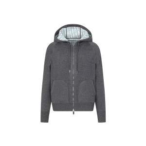 DIOR CD 디올 양면 캐시미어 니트 후드 집업 자켓 재킷 의류