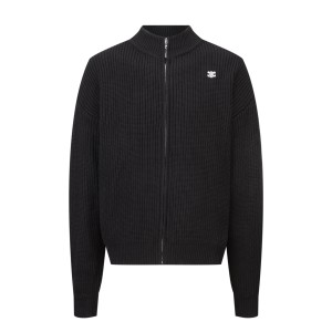 CELINE 셀린느 트리옹프 지퍼 집업 울 가디건 자켓 재킷 의류