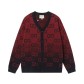 GUCCI 구찌 로고 그라데이션 V넥 가디건 니트 의류