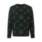 LOUIS VUITTON LV 루이비통 로고 자카드 라운드넥 니트 스웨터 의류