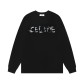 CELINE 셀린느 핸드드로잉 로고 롱슬리브 맨투맨 티셔츠 의류