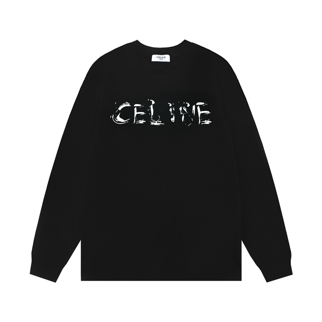 CELINE 셀린느 핸드드로잉 로고 롱슬리브 맨투맨 티셔츠 의류