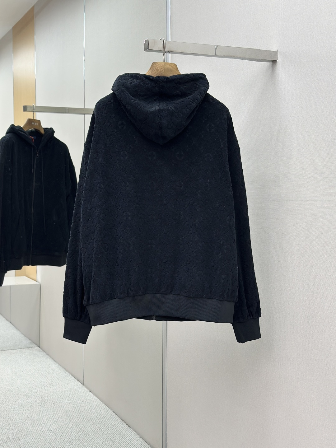 LOUIS VUITTON Monogram LV 루이비통 풀패턴 코튼 블렌드 후드 집업 자켓 재킷 의류