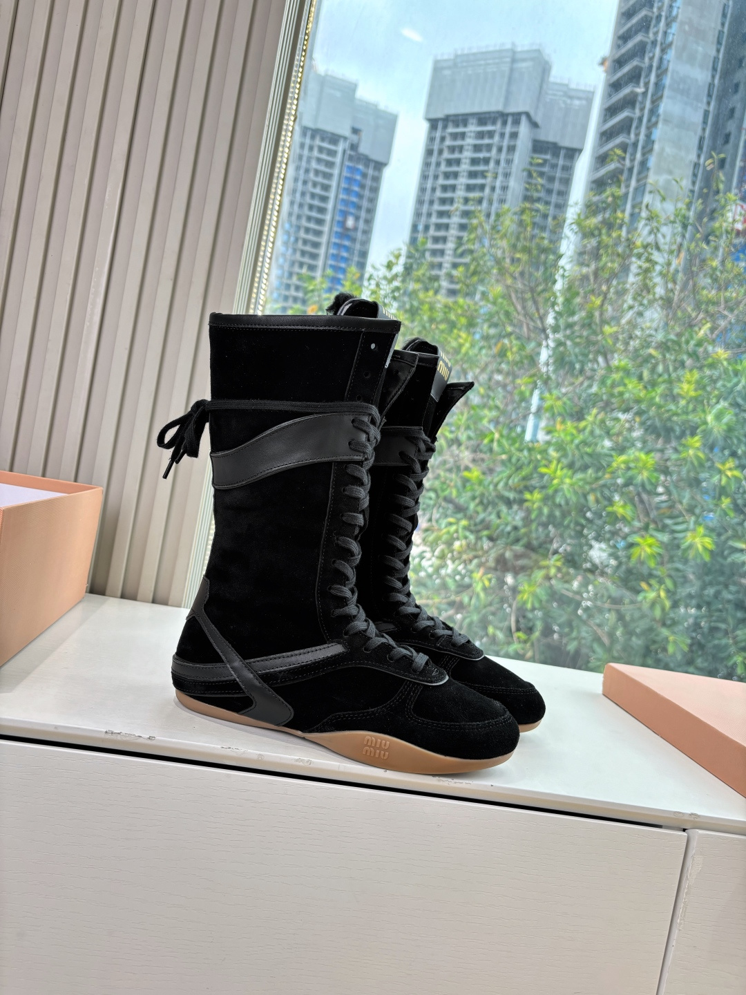 MIUMIU 미우미우 스노우 롱부츠 신발