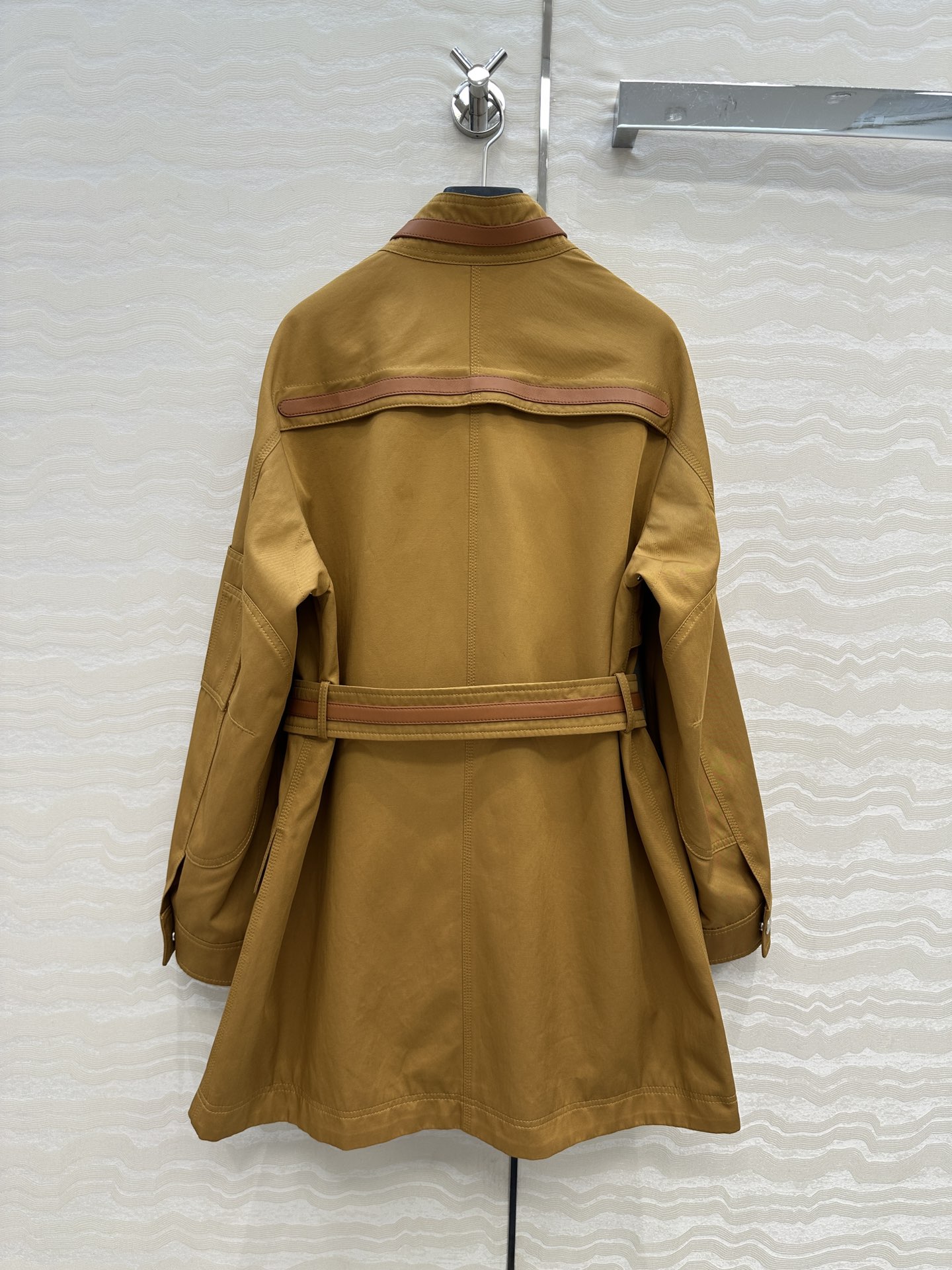 Hermes 에르메스 하우스 레더 패치 라이딩 코트 자켓 의류