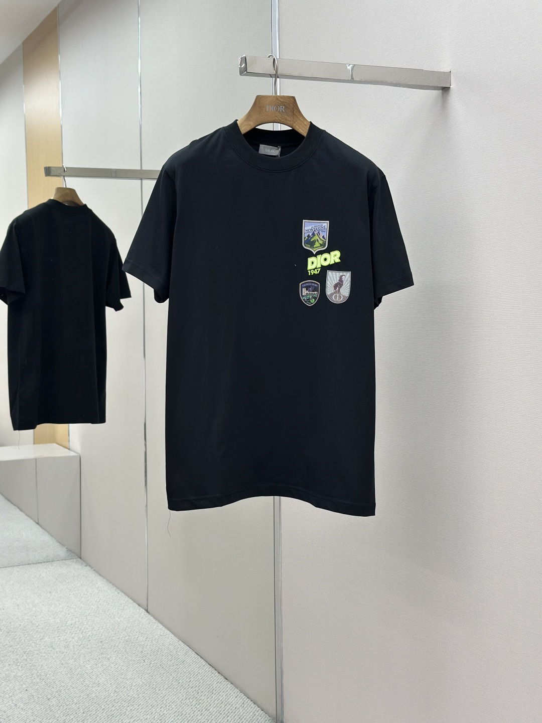 DIOR CD Mountain CD 디올 로고 반팔 티셔츠 의류