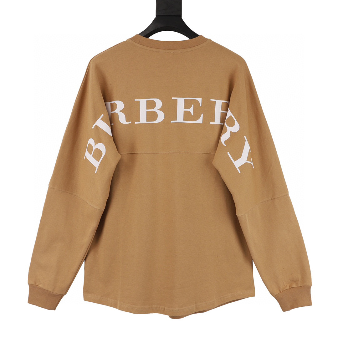 Burberry 버버리 후면 로고 배트윙 실루엣 맨투맨 티셔츠 의류