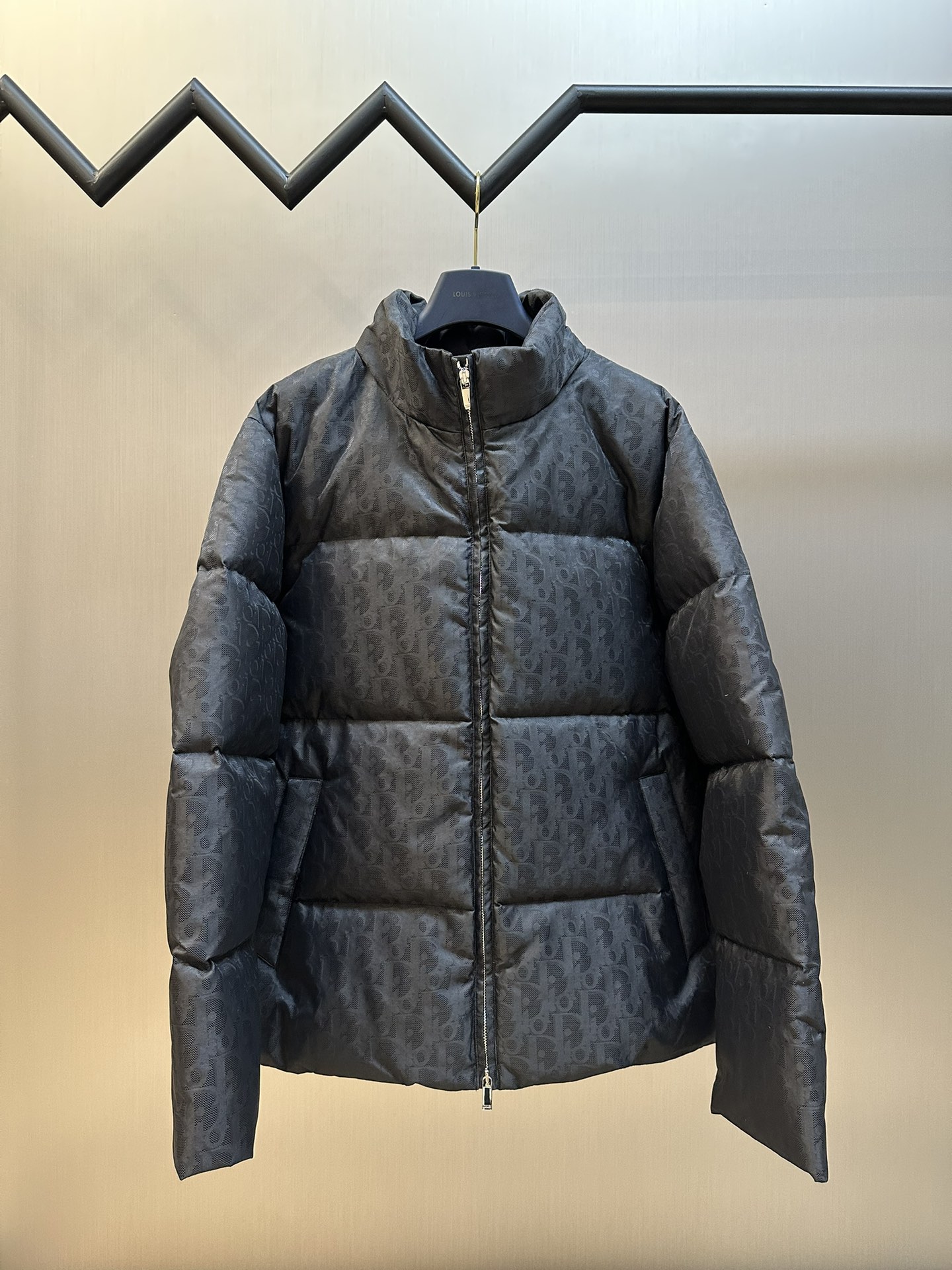 Dior CD 디올 풀패턴 다크 프린트 다운 패딩 점퍼 자켓 재킷 의류