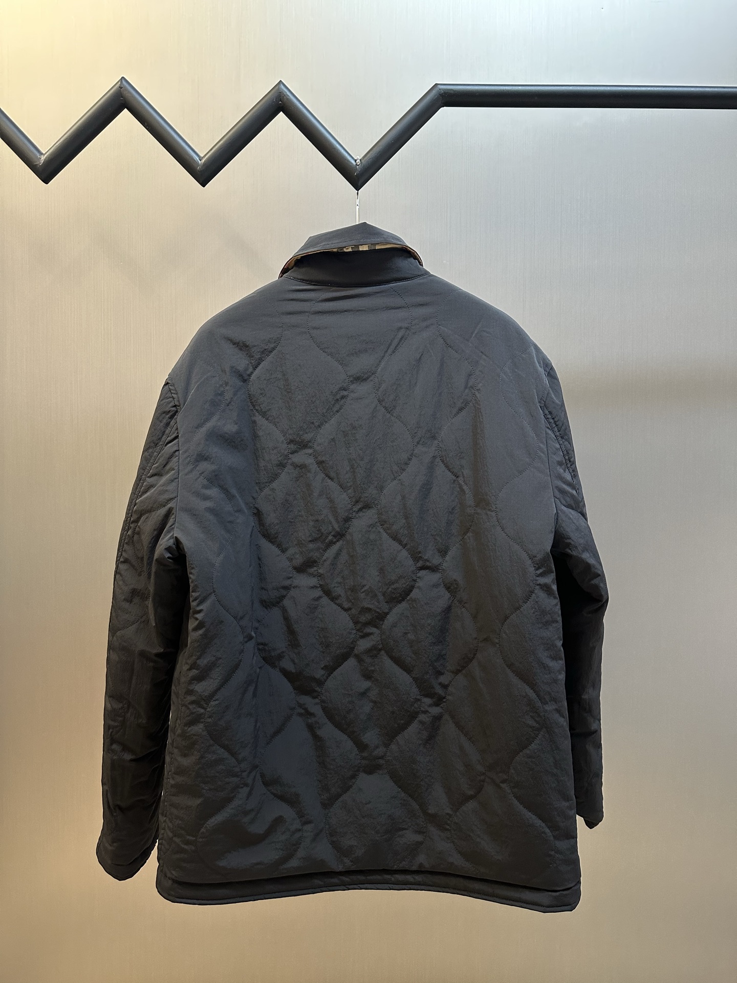 Burberry 버버리 격자 퀼팅 리버시블 코튼 점퍼 자켓 재킷 의류