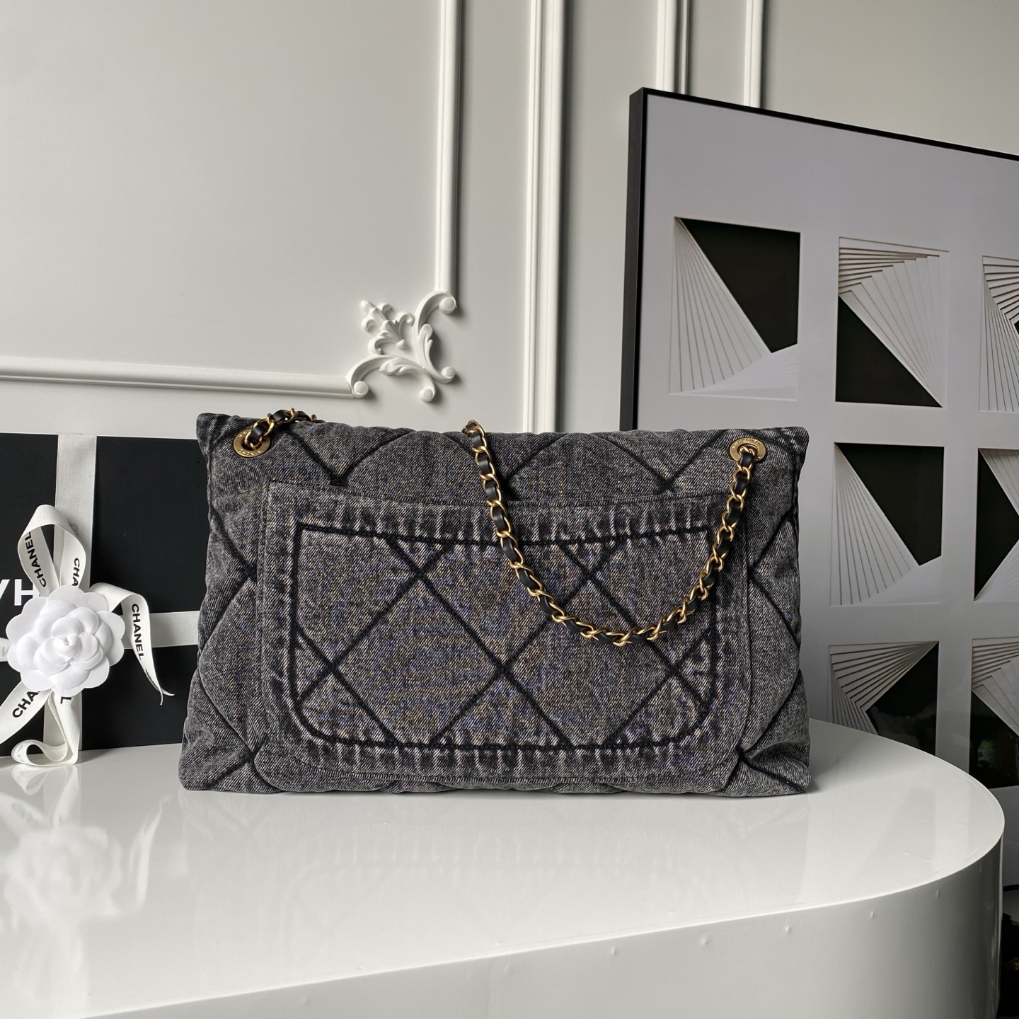 Chanel 25K 샤넬 숄더백 쇼핑백 AS5727 (데님) 가방