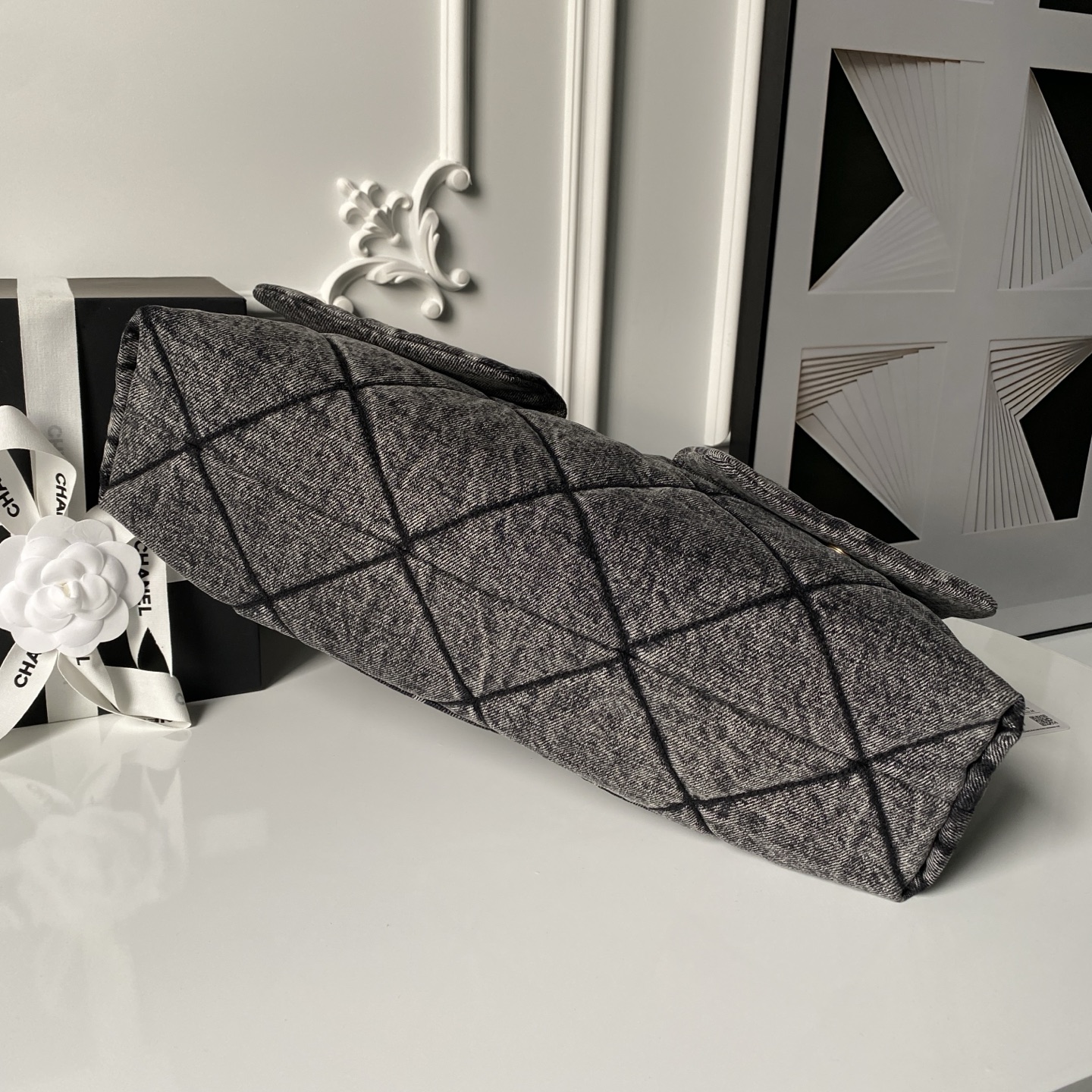 Chanel 25K 샤넬 쇼핑백 AS5740 (데님/카프스킨) 숄더백 가방